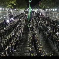 مراسم عزاداری شاه حسین گویان در تبریز 