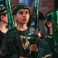 عزاداری نوجوانان شهر نجف‌اشرف به یاد حضرت قاسم بن الحسن(ع)