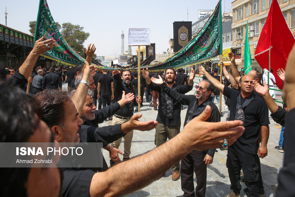 عکس/ مراسم عزاداری تاسوعای حسینی در قم