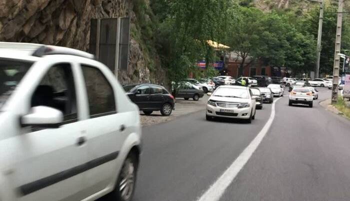 ترافیک سنگین درآزادراه قزوین - کرج