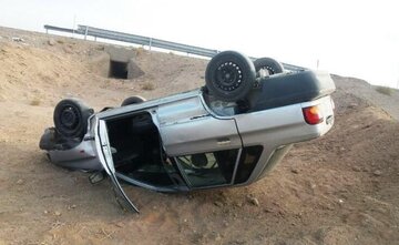 واژگونی مرگبار خودروی دنا پلاس