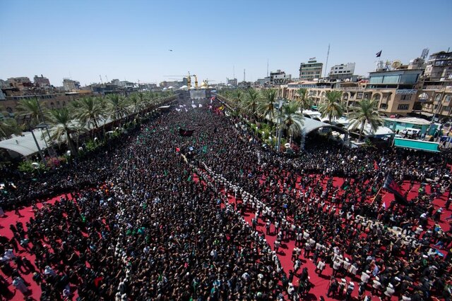 میلیون‌ها زائر عاشق و دلباخته امام حسین در مراسم باشکوه «رکضة طویریج»