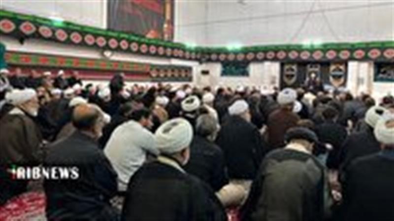 مراسم عزاداری روز عاشورا در بیت آیت الله سبحانی