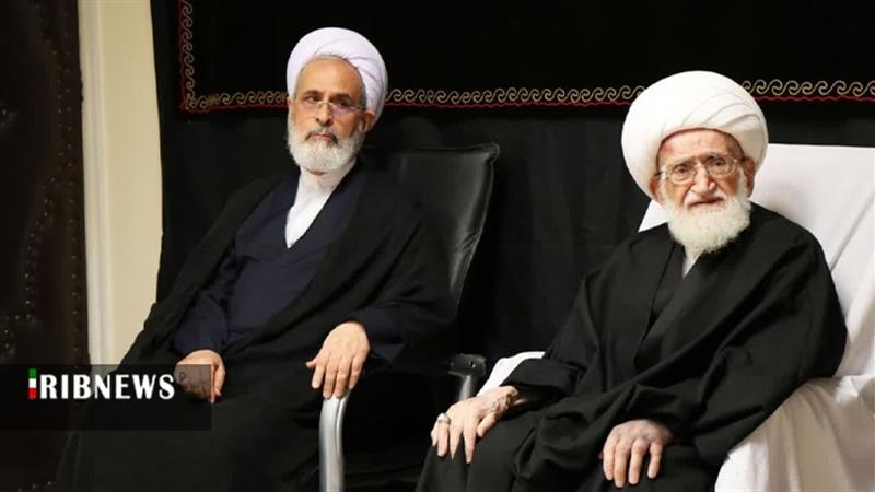 برپایی مراسم عزاداری روز عاشورا در بیت آیت‌الله نوری همدانی