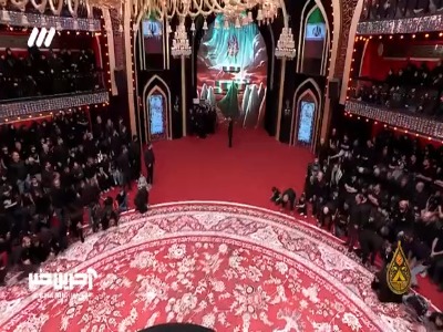 لحظه احساسی ورود تابوت شهدا