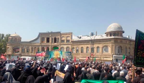 تشییع باشکوه پیکر شهید «عباس حیدری» در همدان