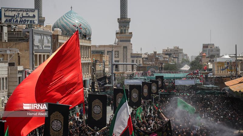 قم در روز عاشورا، جلوهایی ماندگار از سوگواری و حماسه