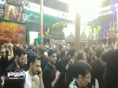آئین نخل گردانی تکیه بزرگ حصار بوعلی شمیران