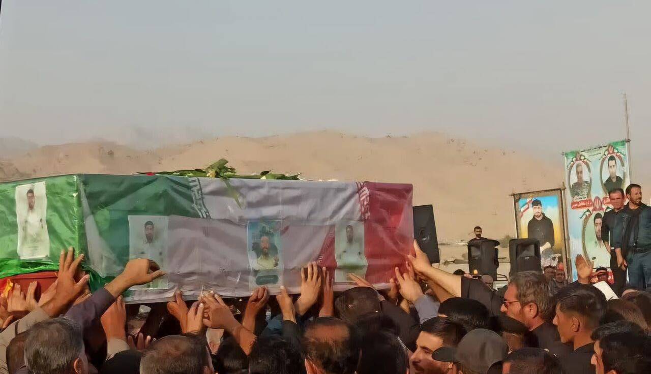 پیکر مطهر مدافع وطن در باغملک تشییع و خاکسپاری شد