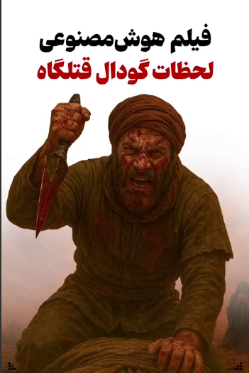 بازسازی لحظات جان‌سوز گودال قتلگاه با هوش‌مصنوعی از نگاه امام حسین (ع)