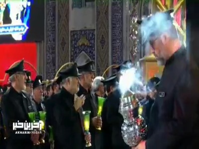 مداحی آقای حاج علی ملائکه در مراسم شب عاشورا