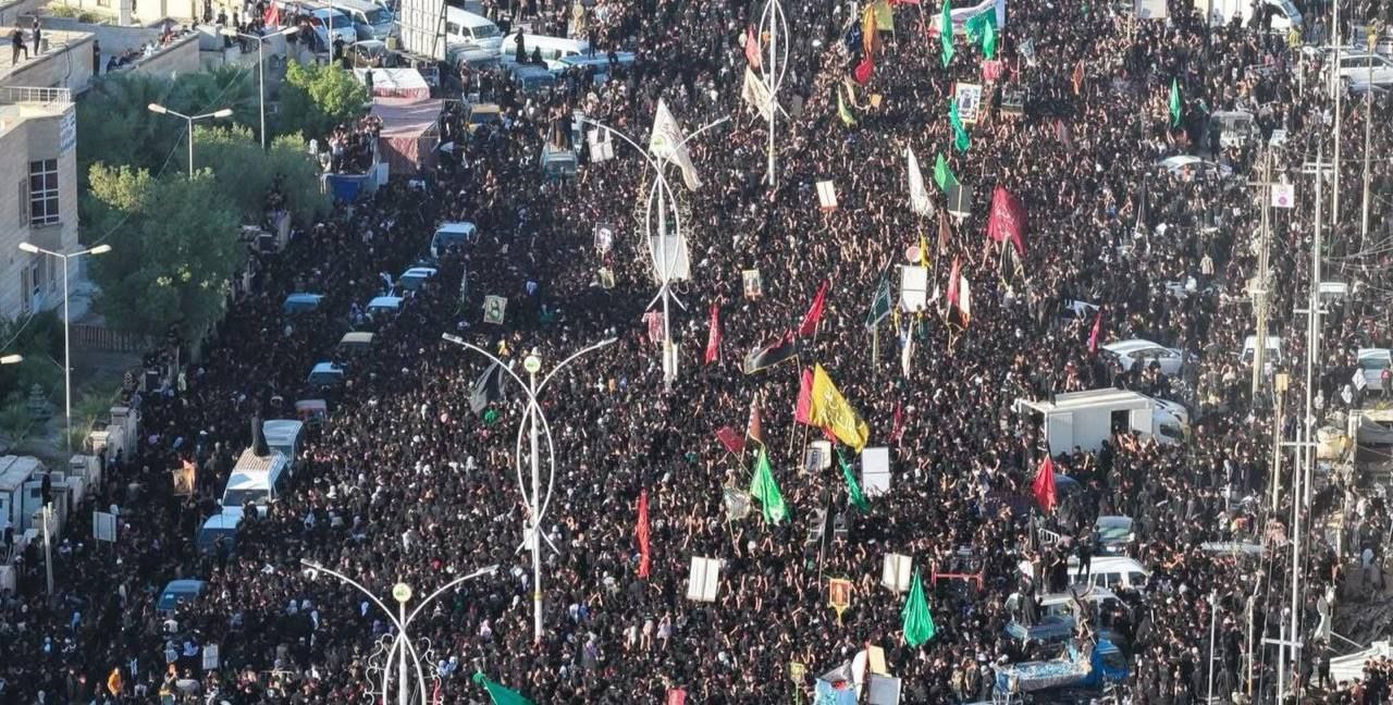  برگزاری مراسم عاشورایی در ناصریه در استان ذی قار عراق
