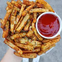 سیب زمینی سوخاری راحت و خوشمزه