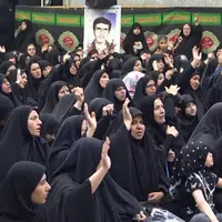 مراسم زنان عاشورایی در همدان 