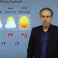 کاهش ۲ تا ۳ درجه ای دما در استان همدان 