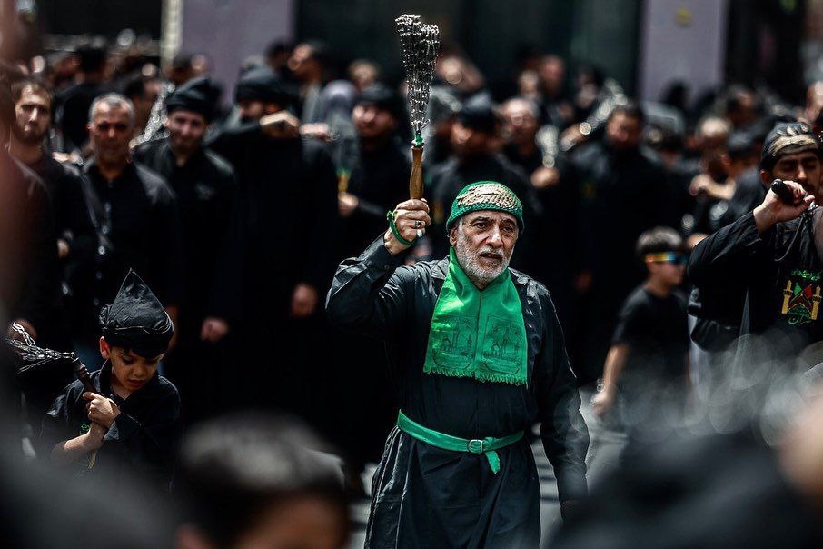 تصاویر خبرگزاری فرانسه از عزاداری تاسوعا در بازار تهران