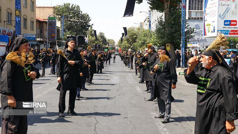 شور حماسی عاشورای حسینی در ایران کوچک