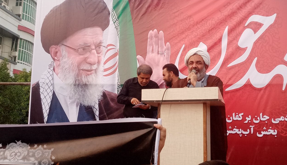 تجمع عاشورایی آبپخشیها در حمایت از ولایت