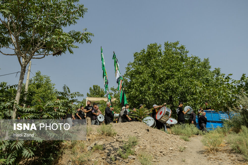 عزاداری عاشورای حسینی در روستای «یانس آباد» کرج