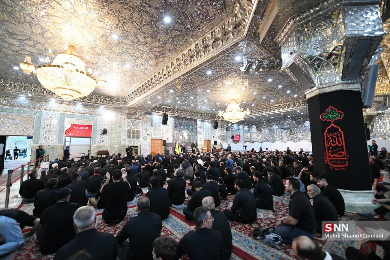 عکس/ شام غریبان حسینی (ع) در حرم حضرت عبدالعظیم حسنی (ع)