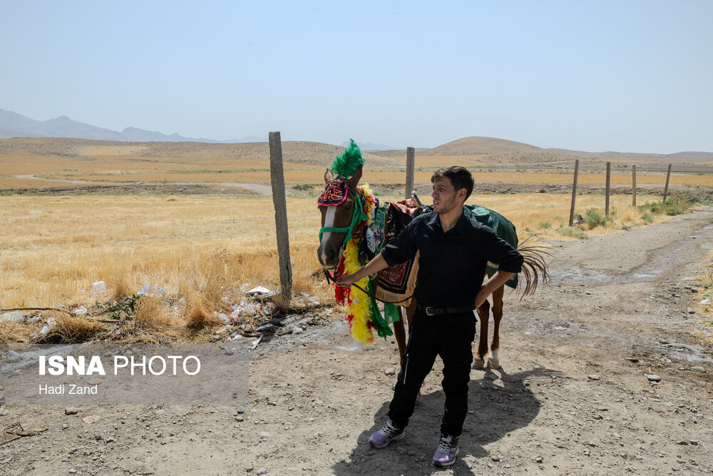 عزاداری عاشورای حسینی در روستای «یانس آباد» کرج