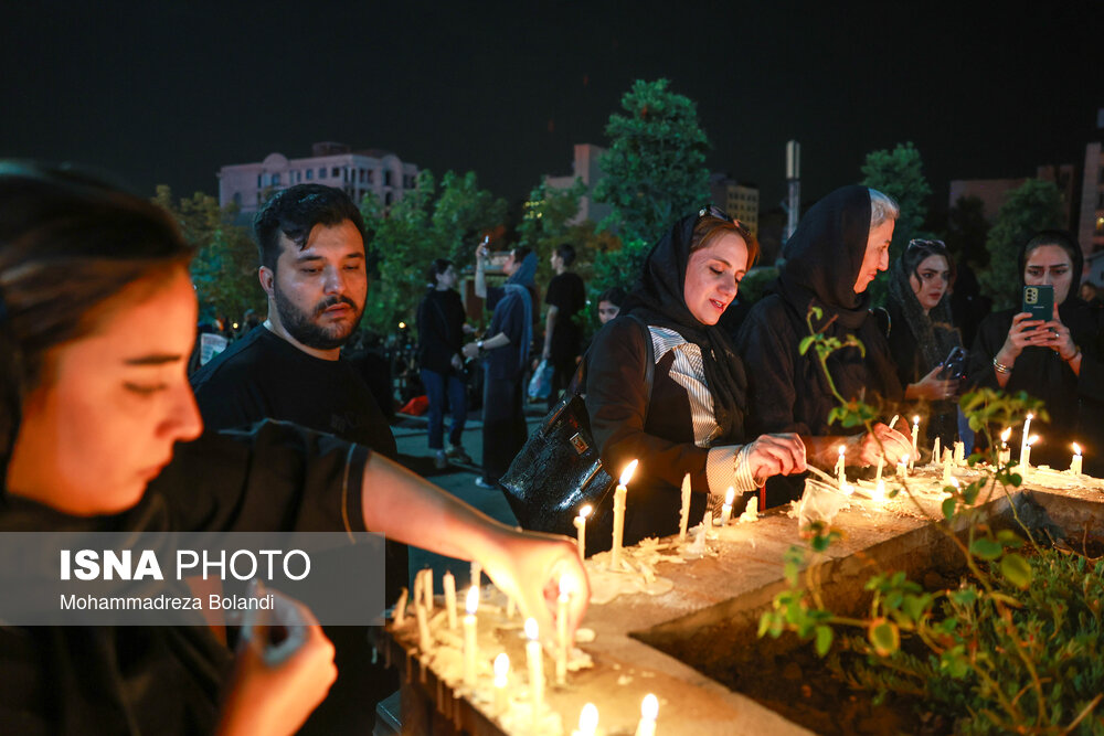 عکس/ مراسم شام غریبان حسینی در تهران