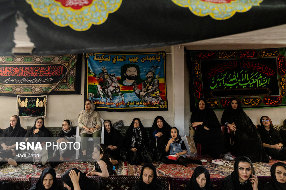 عزاداری عاشورای حسینی در روستای «یانس آباد» کرج