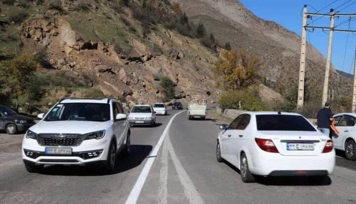 ترافیک سنگین در محورهای مواصلاتی مازندران