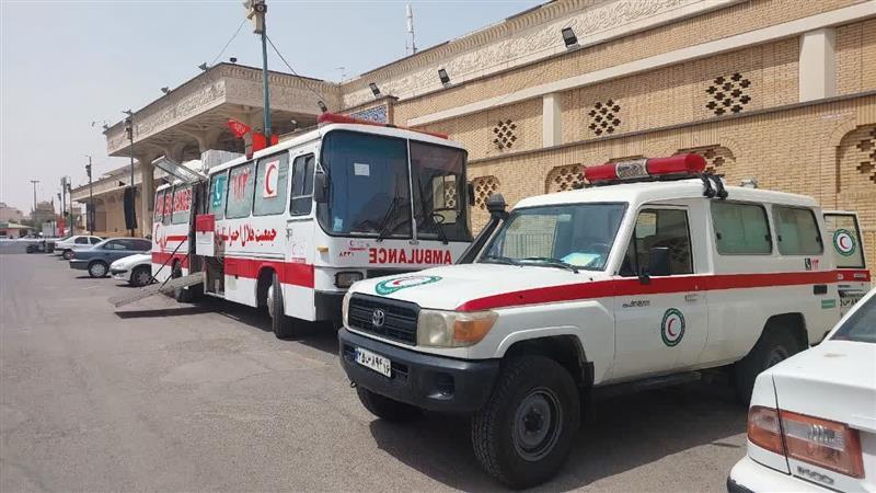 هلال احمر قم به ۸۳۶ تن از عزاداران حسینی امدادرسانی کرد