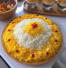 تزئین برنج، ساده و شیک
