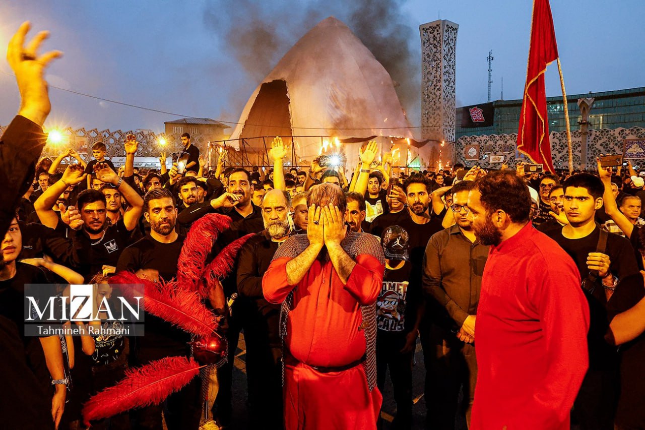عکس/ خیمه‌سوزان عصر عاشورا در میدان امام حسین (ع)