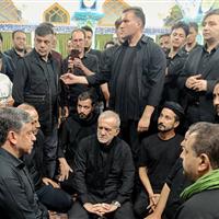 حضور رییس جمهور در مراسم شام غریبان امامحسین (ع) اردبیل