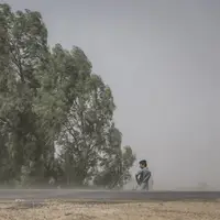 ورزش باد پدیده غالب جوی در قزوین