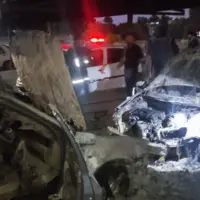 ۶ خودرو در آتش‌سوزی پارکینگ بیمارستان طالقانی کرمانشاه سوختند