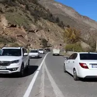 ترافیک سنگین در محورهای مواصلاتی مازندران