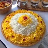 تزئین برنج، ساده و شیک