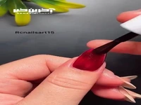 یک تکنیک جالب برای زیبا کردن ناخن