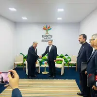 عکس/ دیدار و گفت‌وگوی سیدعباس عراقچی و آنتونیو گوترش دبیرکل سازمان ملل متحد