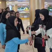 ورود تیم ملی فوتبال بانوان به مشهد