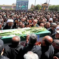 پیکر شهید «امیرحسین نصیری» در فریدونکنار تشییع شد