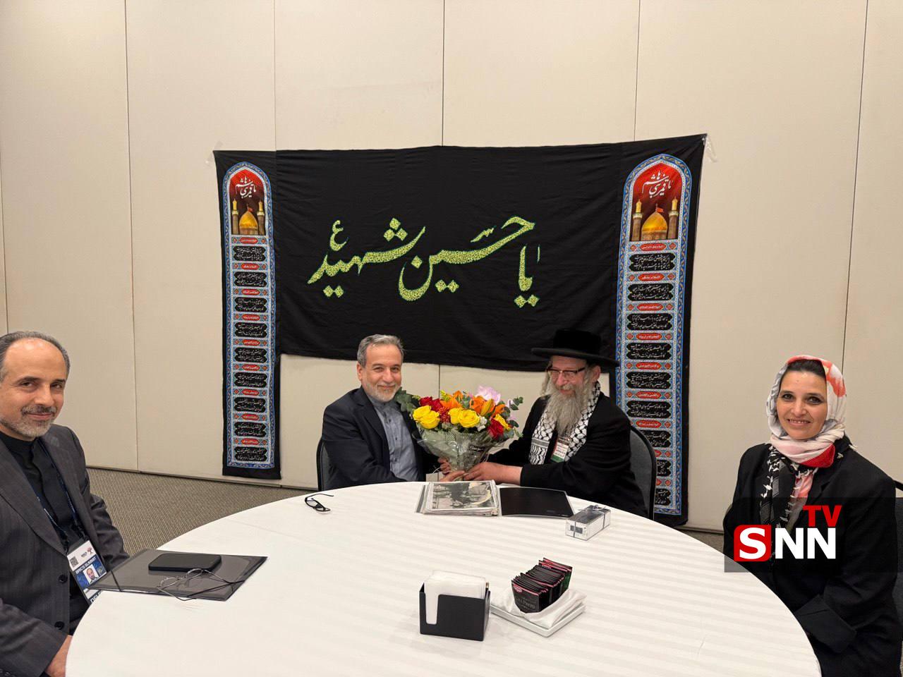 عکس/ دیدار و گفتگوی خاخام ضد صهیونیست با عراقچی در ریودوژانیرو