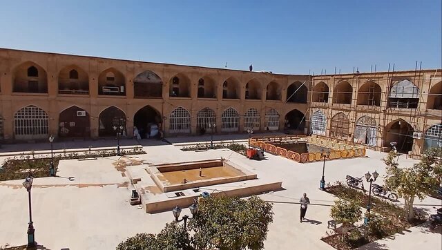 مرمت سرای گمرک بازار وکیل شیراز به پایان رسید