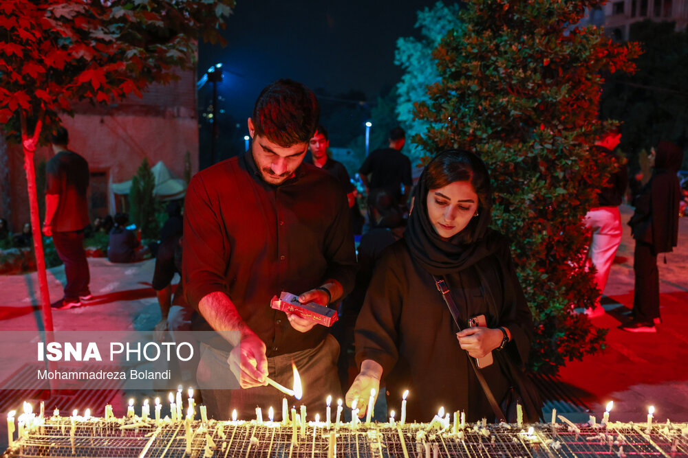 عکس/ مراسم شام غریبان حسینی در تهران
