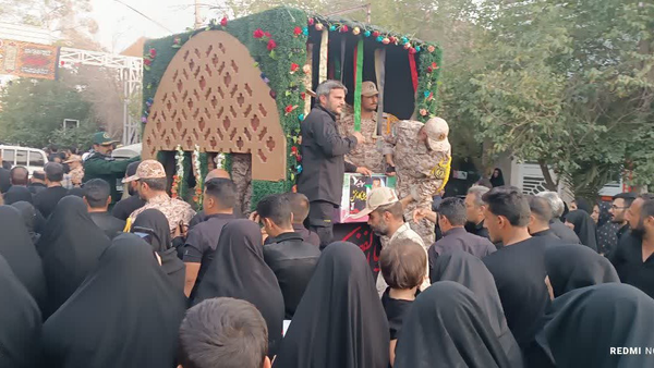 تشییع شهید «امیرعلی کاربخش» در راور