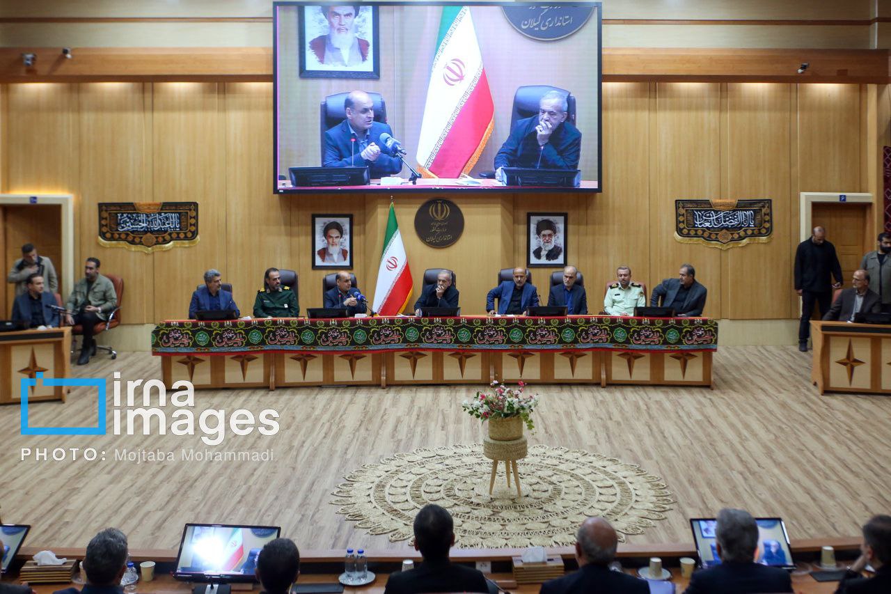 عکس/ ​​​​​​​نشست رئیس جمهور با مسئولان استان گیلان