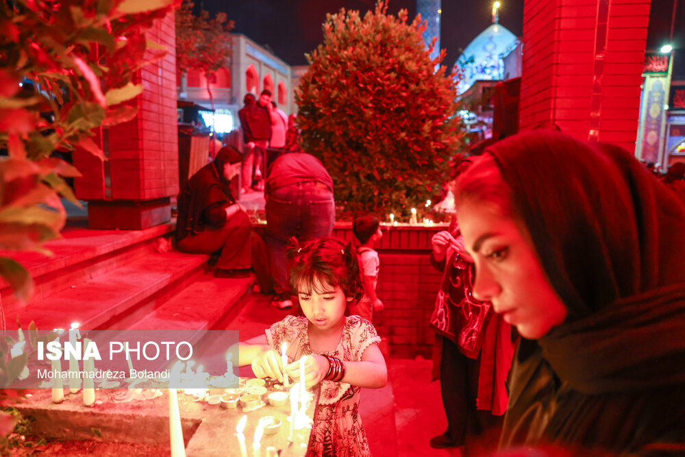 عکس/ مراسم شام غریبان حسینی در تهران