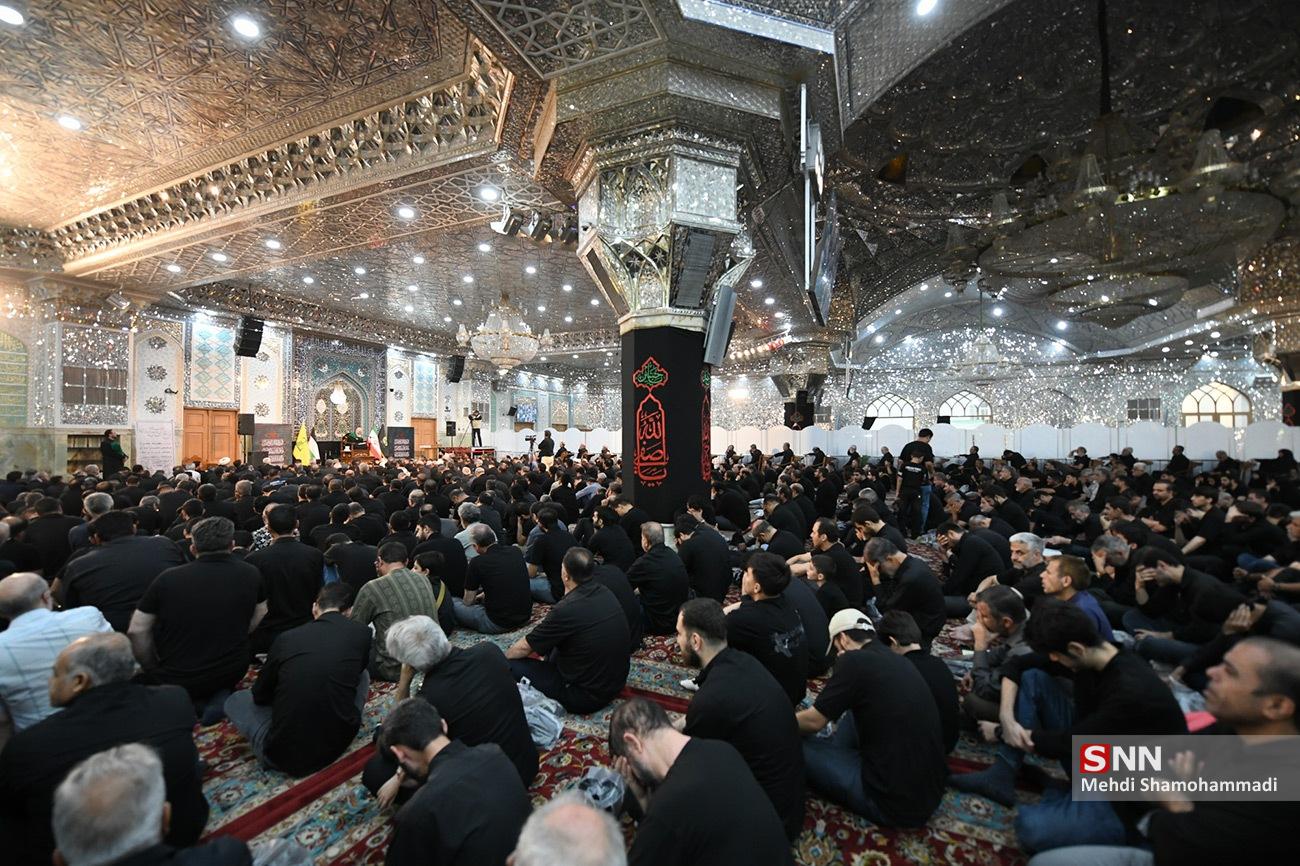 عکس/ شام غریبان حسینی (ع) در حرم حضرت عبدالعظیم حسنی (ع)