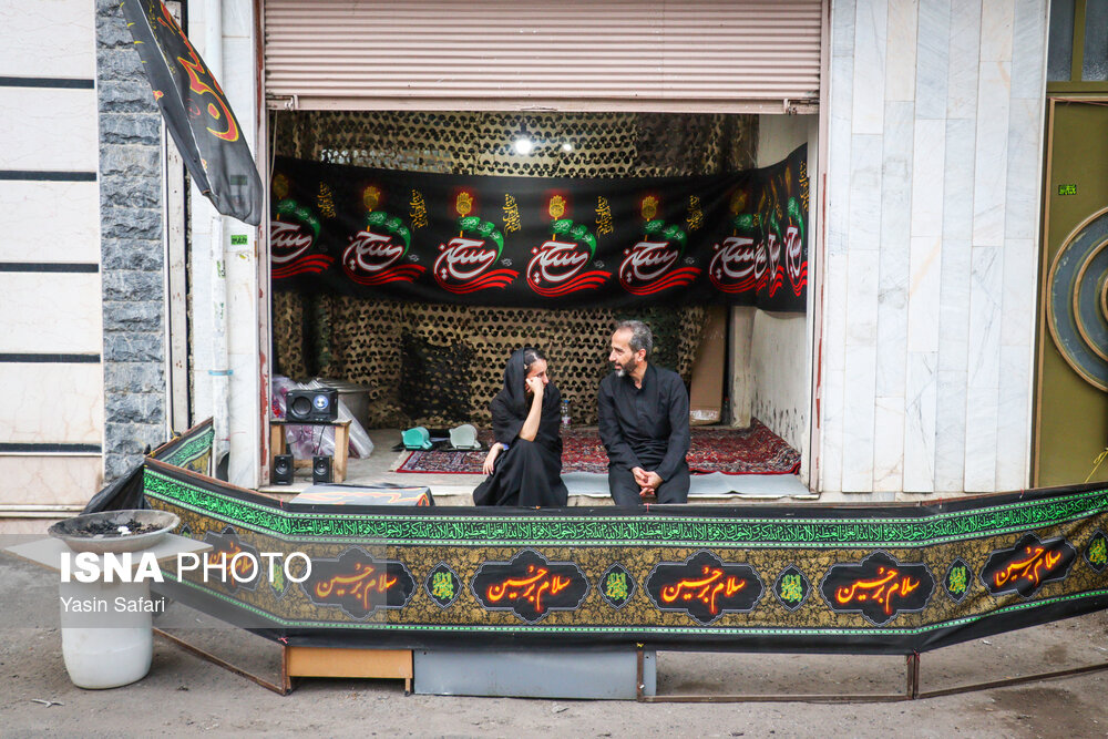 مراسم آیینی «چهل منبر» در لاهیجان