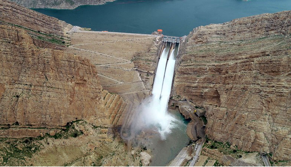 عملیات رهاسازی آب از سد مارون انجام می‌شود