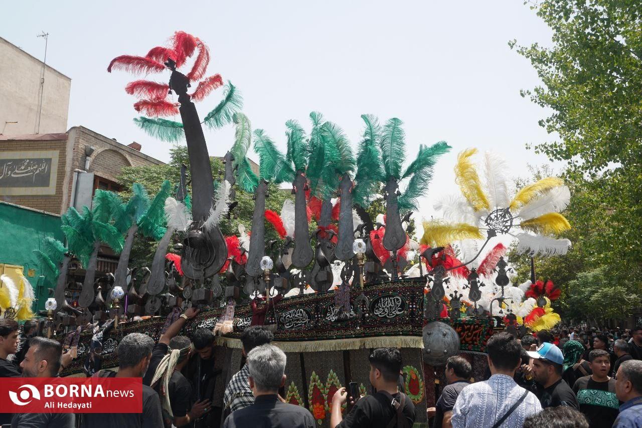 عزاداری روز سوم شهادت امام حسین(ع) در تهران